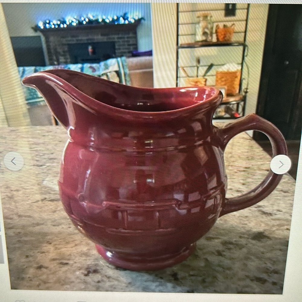 Longaberger Paprika 2 Qt. Pitcher